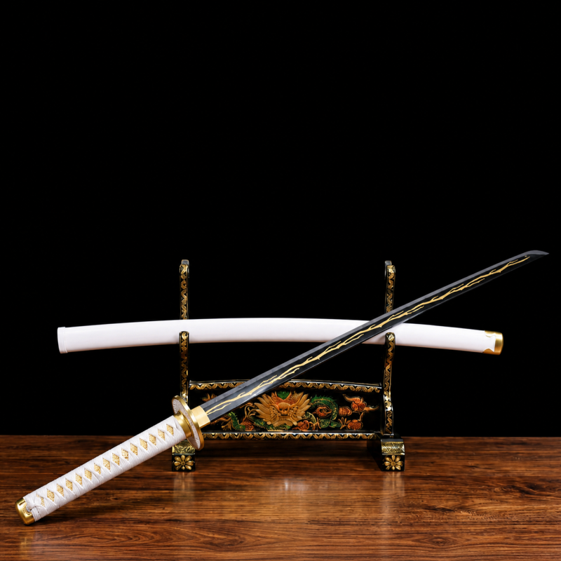 Katana di Zenitsu Agatsuma: Demon Slayer (Ocel Uhlík 1060)