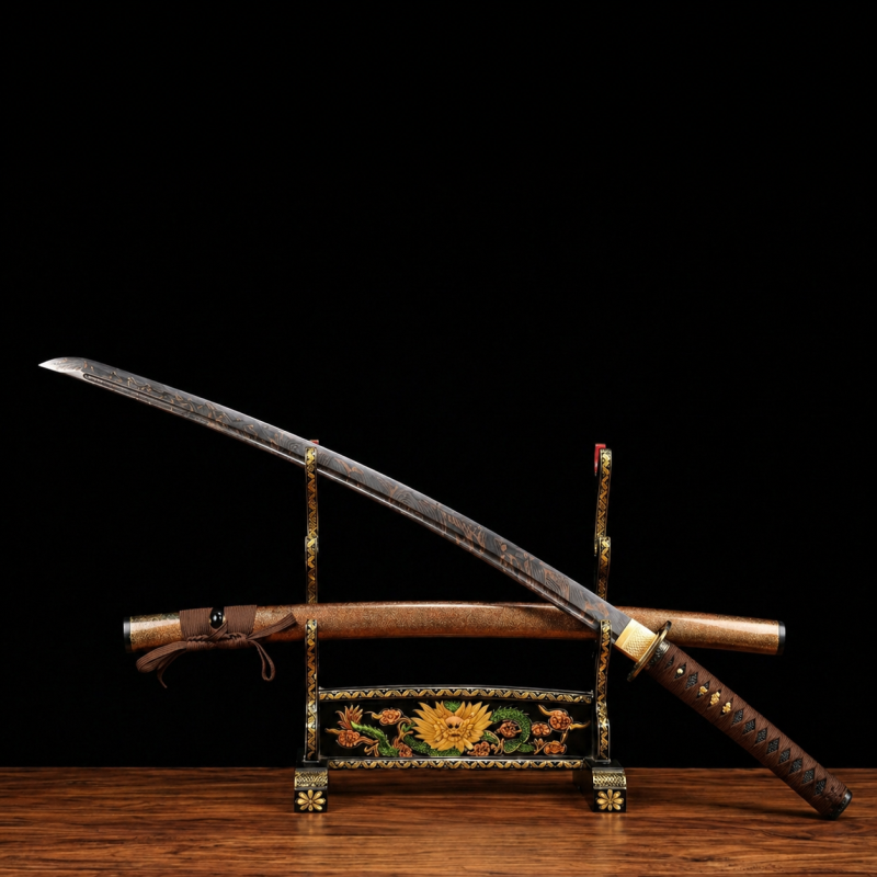 Katana Kintsugi (Ocel Uhlík 1060)
