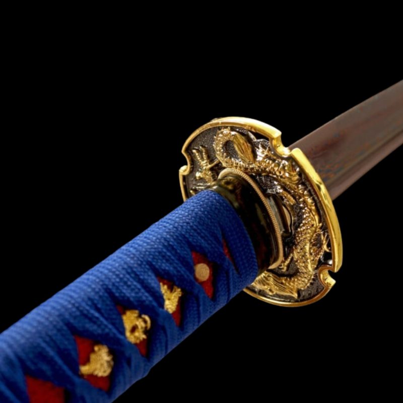 Katana Akigumo (Ocel Damašek Blu)