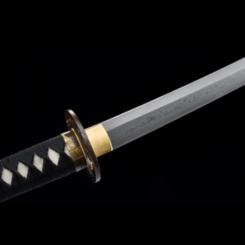 Katana Kogarashi (Ocel T10 con Hamon Autentický "Fiamma")