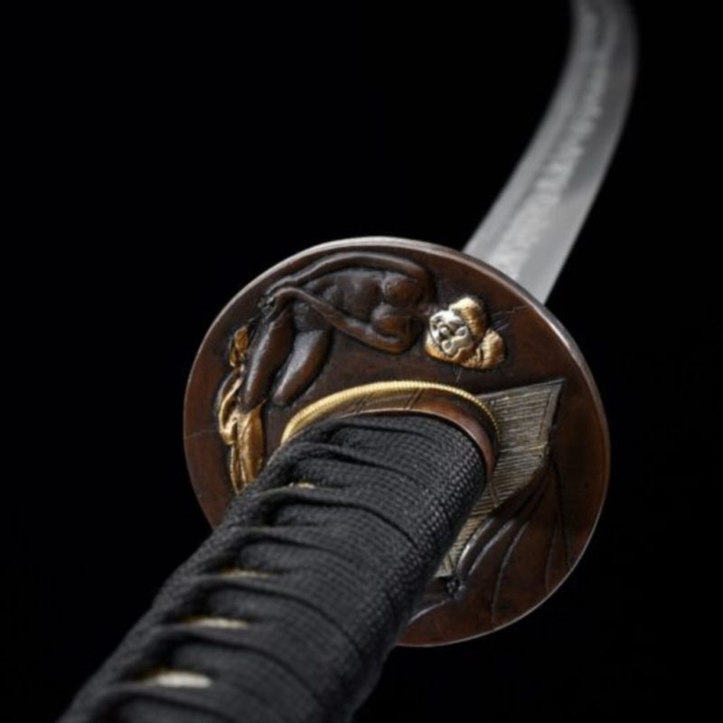Katana Kogarashi (Ocel T10 con Hamon Autentický "Fiamma")