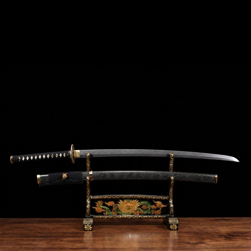 Katana Kogarashi (Ocel T10 con Hamon Autentický "Fiamma")