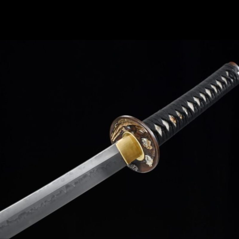 Katana Kogarashi (Ocel T10 con Hamon Autentický "Fiamma")