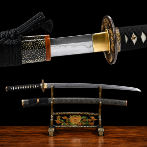 Katana Kogarashi (Ocel T10 con Hamon Autentický "Fiamma")