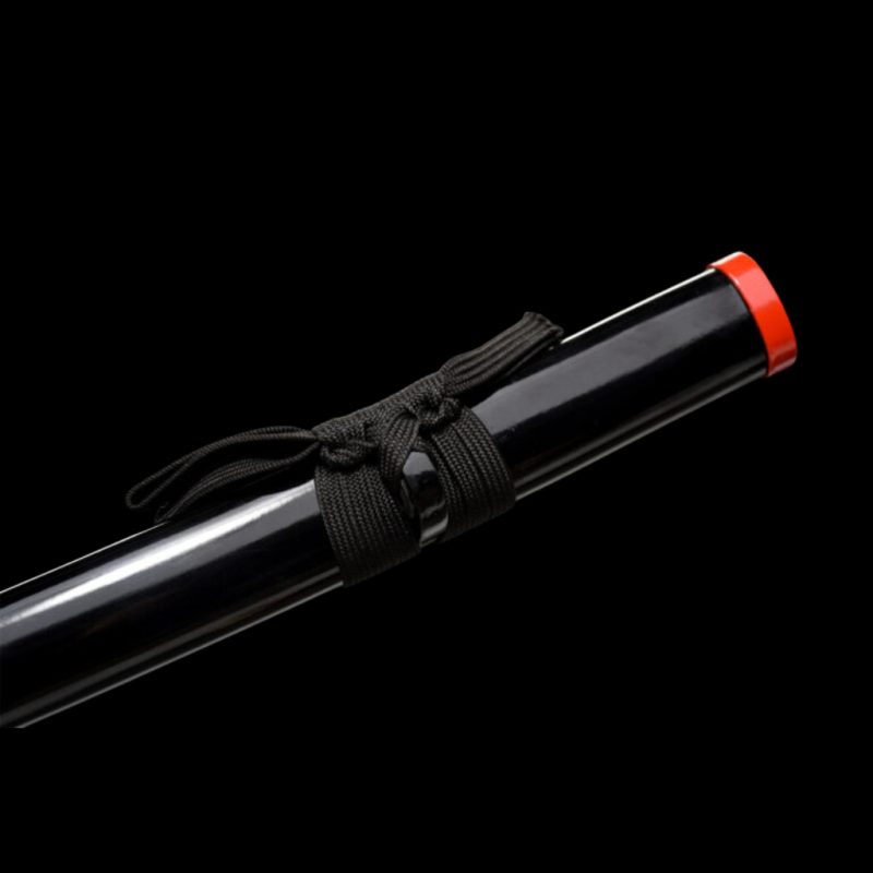 Katana Giyuu Noir V2: Demon Slayer (Ocel Uhlík 1060)