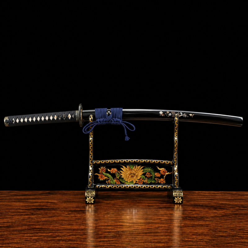 Katana Yuzuki (Ocel Damašek con Hamon Autentický)