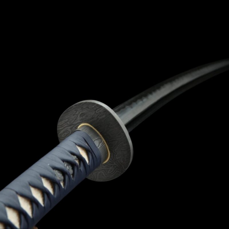Katana Yuzuki (Ocel Damašek con Hamon Autentický)