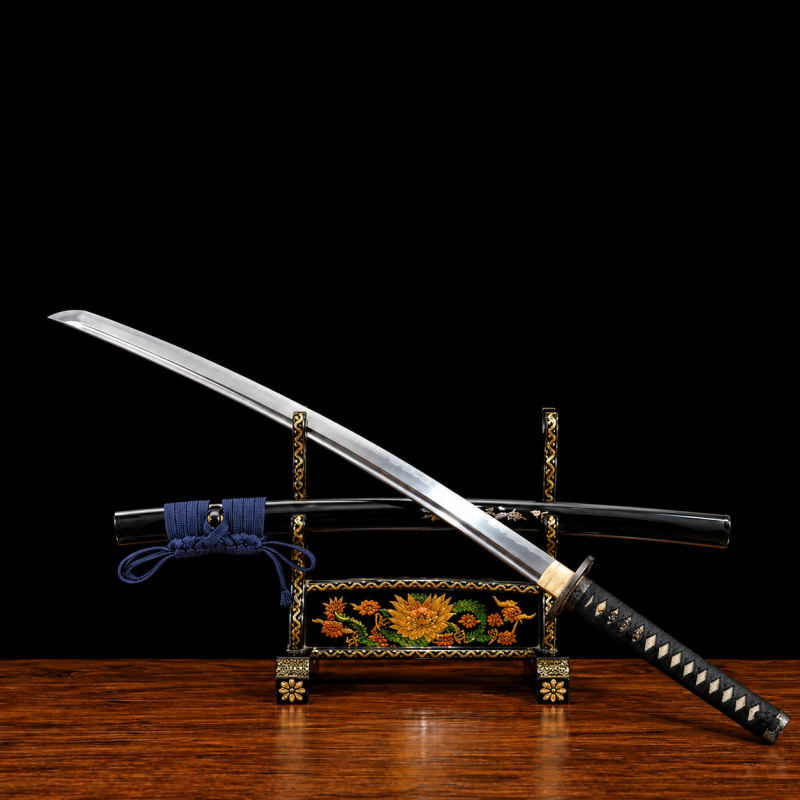 Katana Yuzuki (Ocel Damašek con Hamon Autentický)