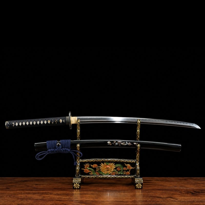 Katana Yuzuki (Ocel Damašek con Hamon Autentický)