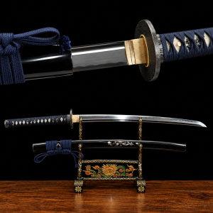 Katana Yuzuki (Ocel Damašek con Hamon Autentický)