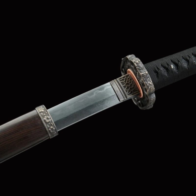 Katana Raikiri (Ocel Damašek con Hamon Autentický)
