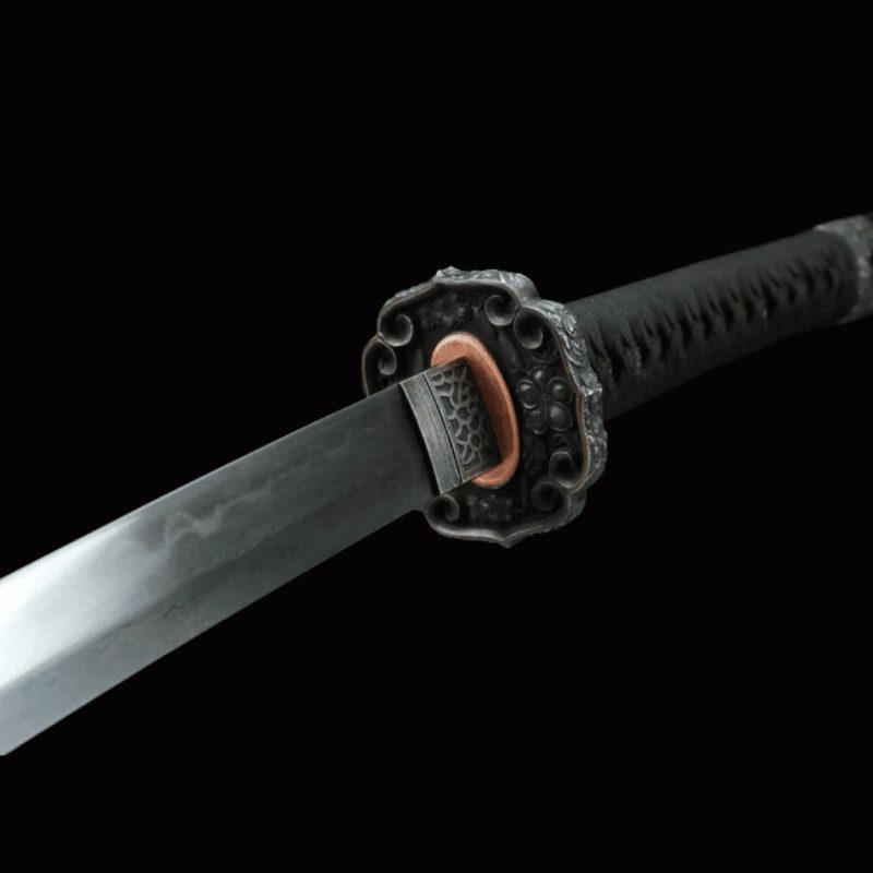 Katana Raikiri (Ocel Damašek con Hamon Autentický)