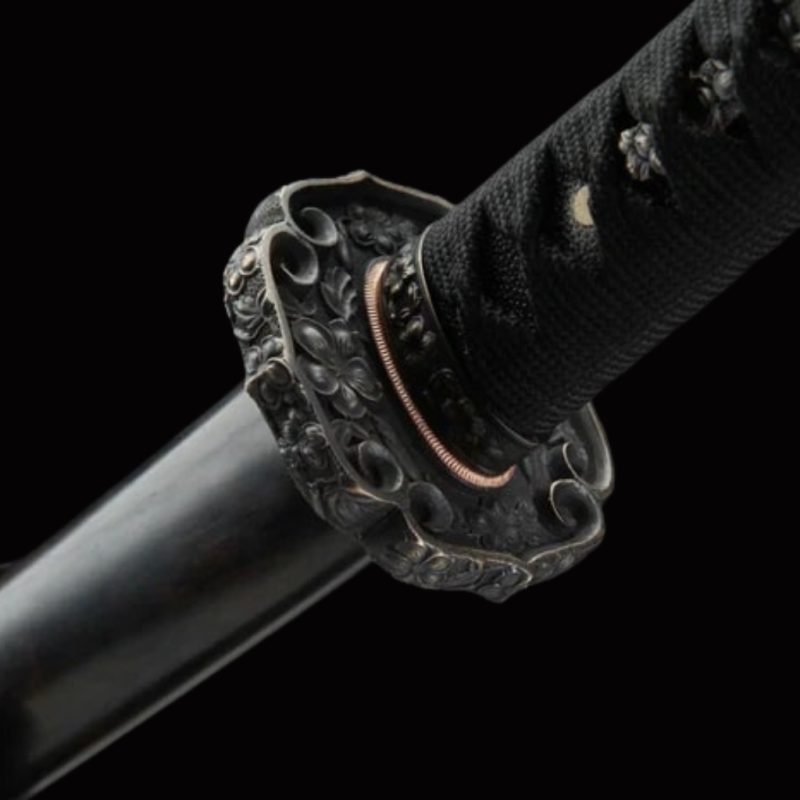 Katana Raikiri (Ocel Damašek con Hamon Autentický)