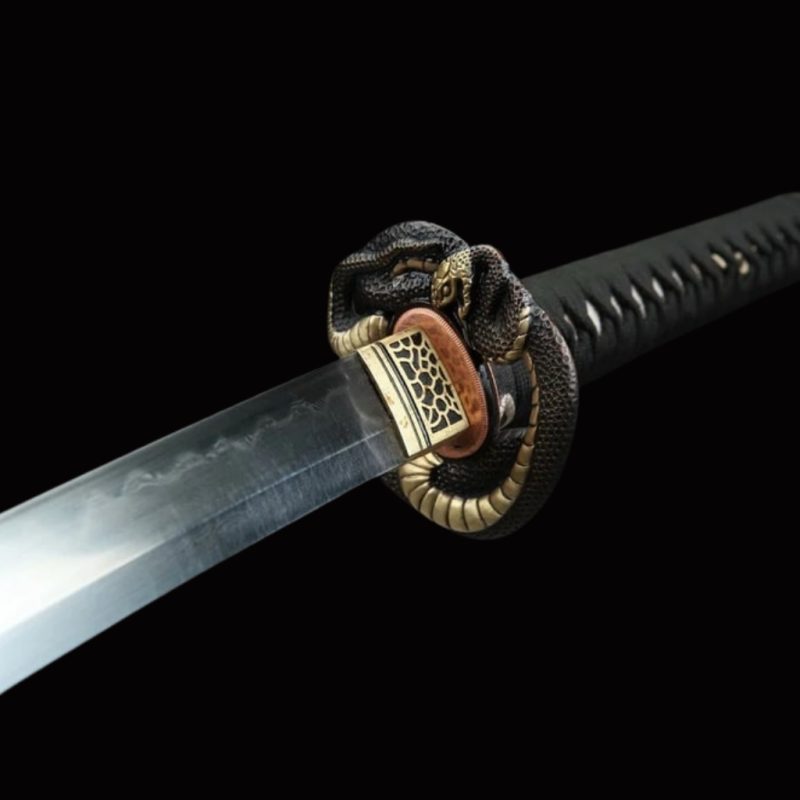 Katana Tsukuyomi (Ocel Damašek con Hamon Autentický)