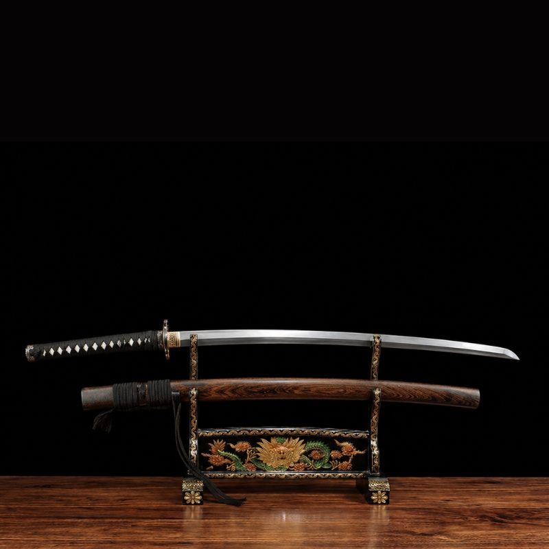 Katana Tsukuyomi (Ocel Damašek con Hamon Autentický)
