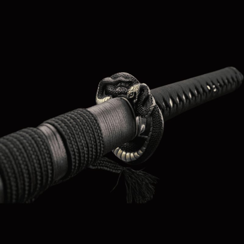 Katana Tsukuyomi (Ocel Damašek con Hamon Autentický)