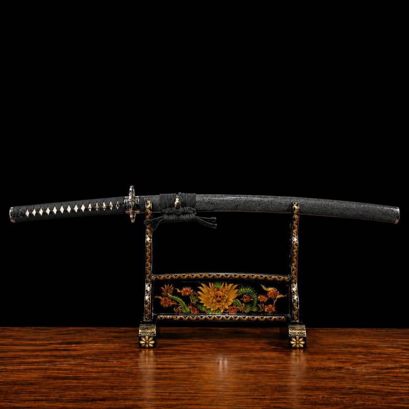 Katana Tsuyu (Anima T10 + Damašek con Hamon Autentický)