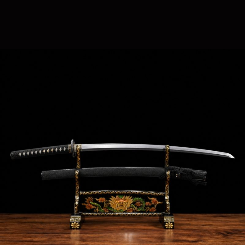 Katana Tsuyu (Anima T10 + Damašek con Hamon Autentický)