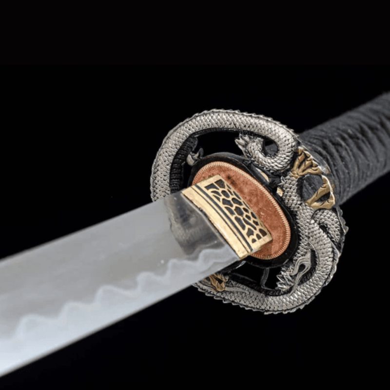 Katana Tsuyu (Anima T10 + Damašek con Hamon Autentický)