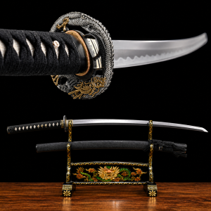 Katana Tsuyu (Anima T10 + Damašek con Hamon Autentický)