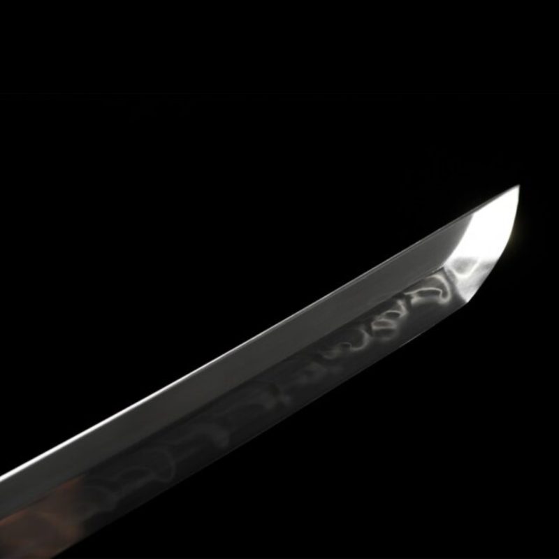 Katana Senka (Ocel T10 con Hamon Autentický e Pelle di Razza)