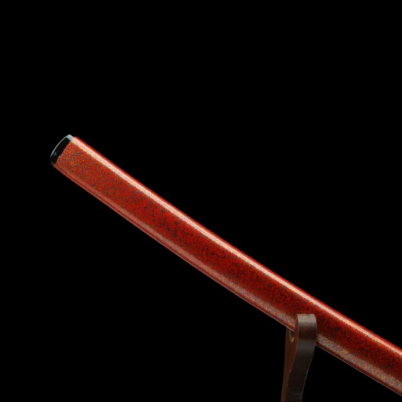 Katana Ginka (Ocel Damašek Červený)