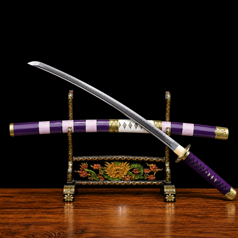 Katana Zoro Nidai Kitetsu: One Piece (Ocel Uhlík 1060)