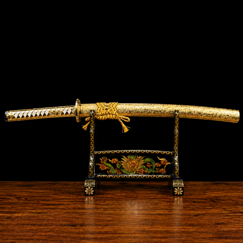 Katana Akatombo (Ocel Manganese Dorato)