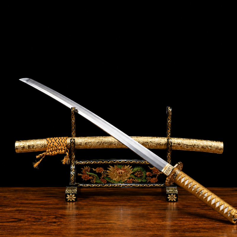 Katana Akatombo (Ocel Manganese Dorato)