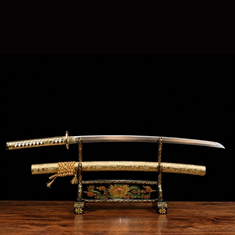 Katana Akatombo (Ocel Manganese Dorato)