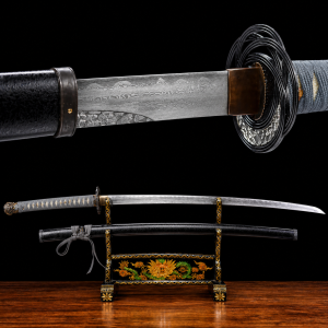 Katana Moonveil: Elden Ring (Ocel Damašek con Hamon Autentický)