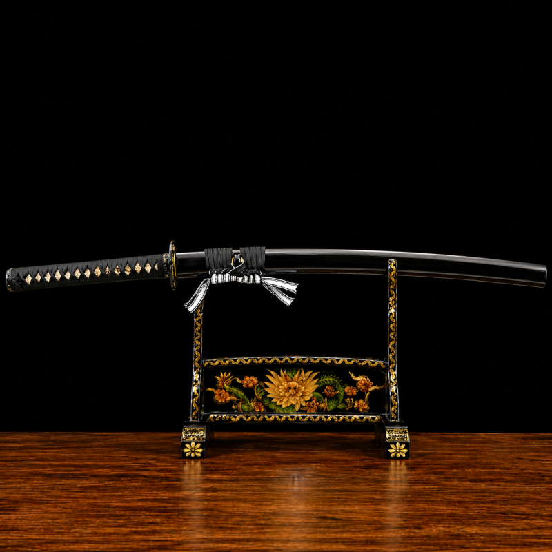 Katana Aoba (Ocel Sanmai: Anima 1095 + Damašek)