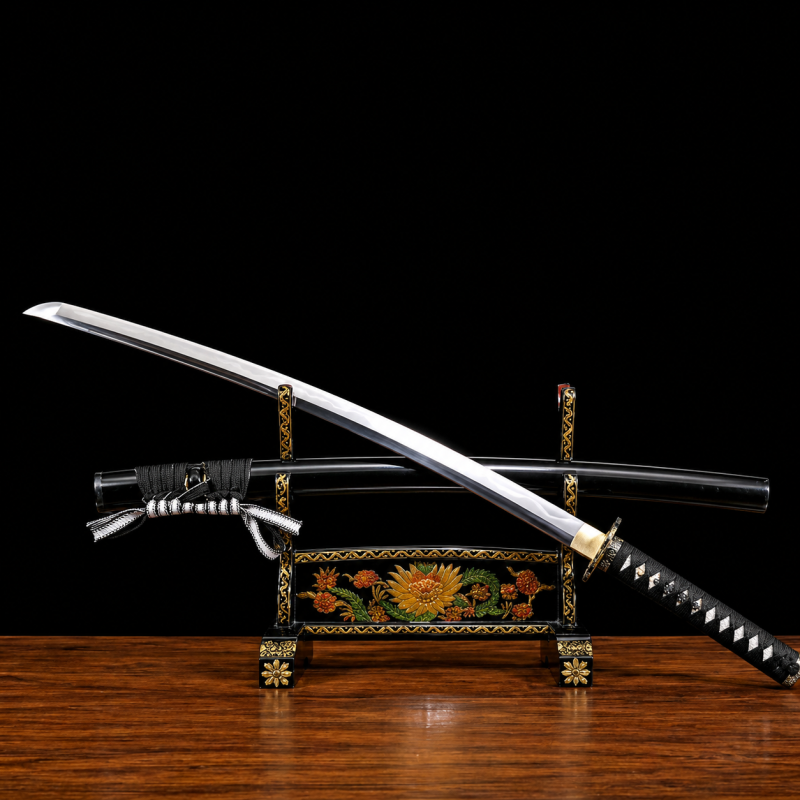 Katana Aoba (Ocel Sanmai: Anima 1095 + Damašek)