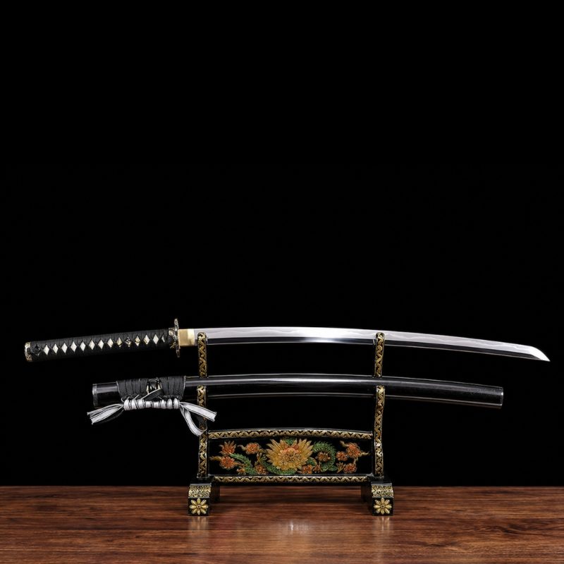 Katana Aoba (Ocel Sanmai: Anima 1095 + Damašek)