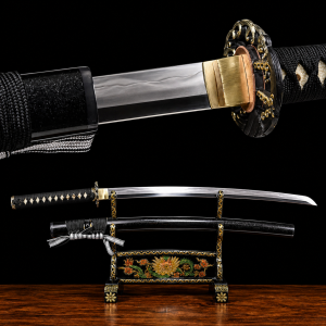 Katana Aoba (Ocel Sanmai: Anima 1095 + Damašek)