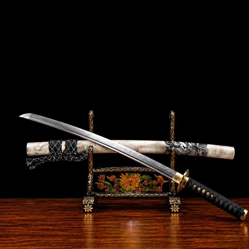 Katana Hayate (Ocel Uhlík 1060 con Hamon Autentický)