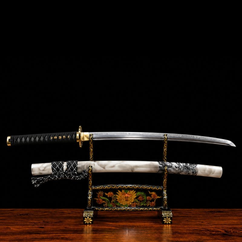 Katana Hayate (Ocel Uhlík 1060 con Hamon Autentický)