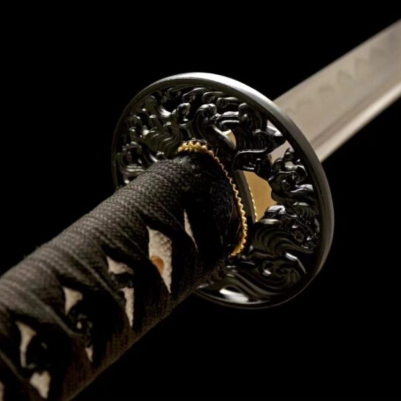 Katana Hayate (Ocel Uhlík 1060 con Hamon Autentický)