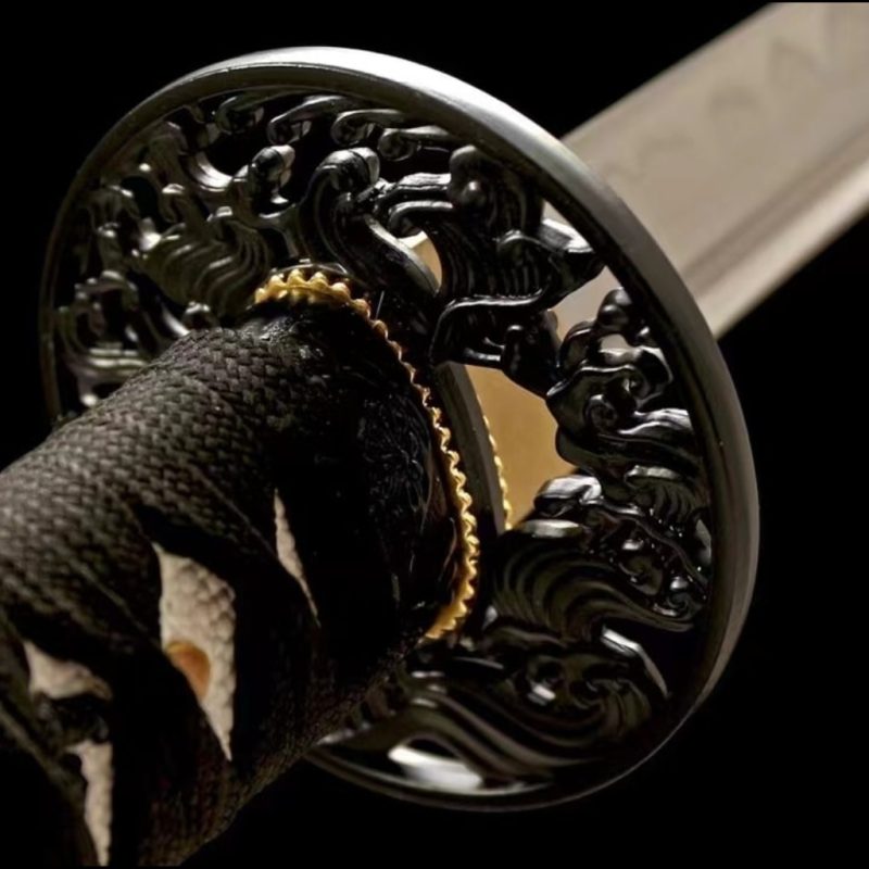 Katana Hayate (Ocel Uhlík 1060 con Hamon Autentický)
