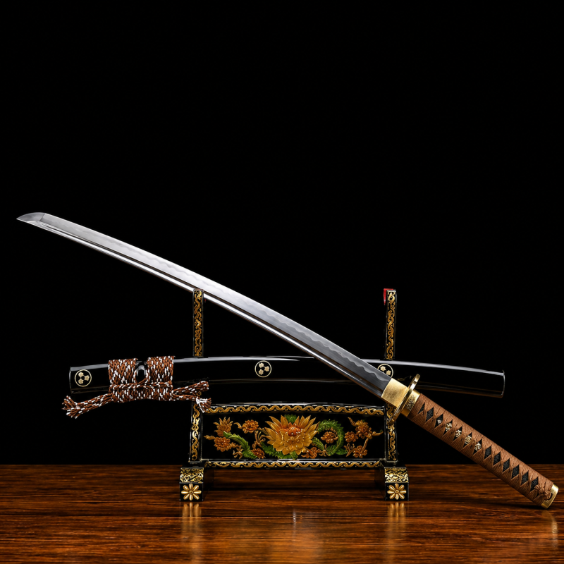 Katana Reiken (Ocel T10 con Vera Pelle di Razza)