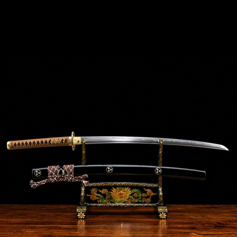 Katana Reiken (Ocel T10 con Vera Pelle di Razza)