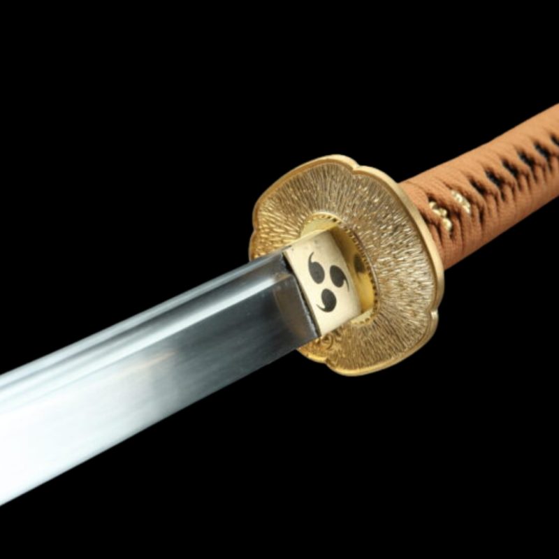 Katana Reiken (Ocel T10 con Vera Pelle di Razza)