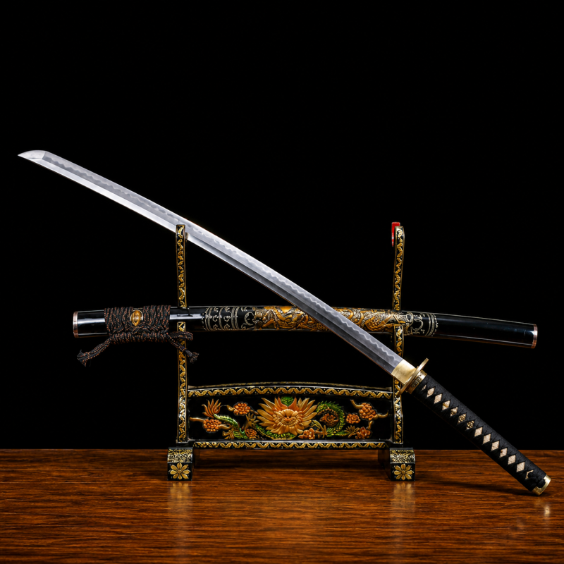 Katana Hanafubuki (Ocel T10 con Hamon Choji Autentický)