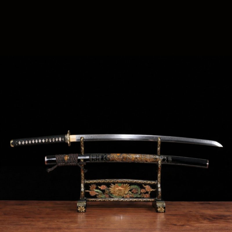 Katana Hanafubuki (Ocel T10 con Hamon Choji Autentický)