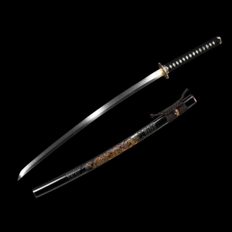Katana Hanafubuki (Ocel T10 con Hamon Choji Autentický)