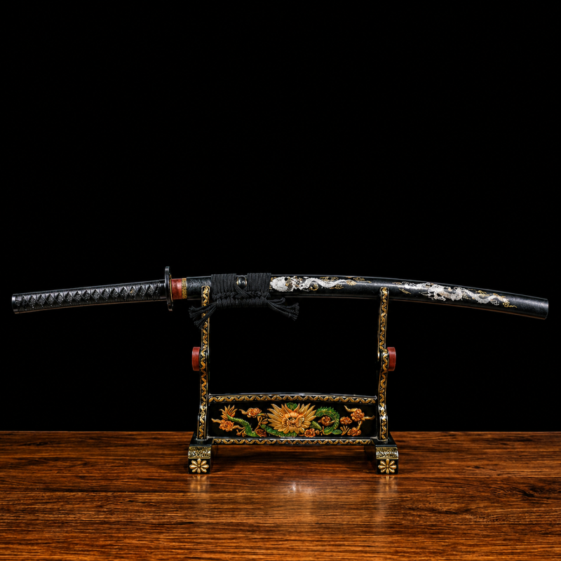 Katana Night (Ocel Uhlík 1060: Čepel Černá)