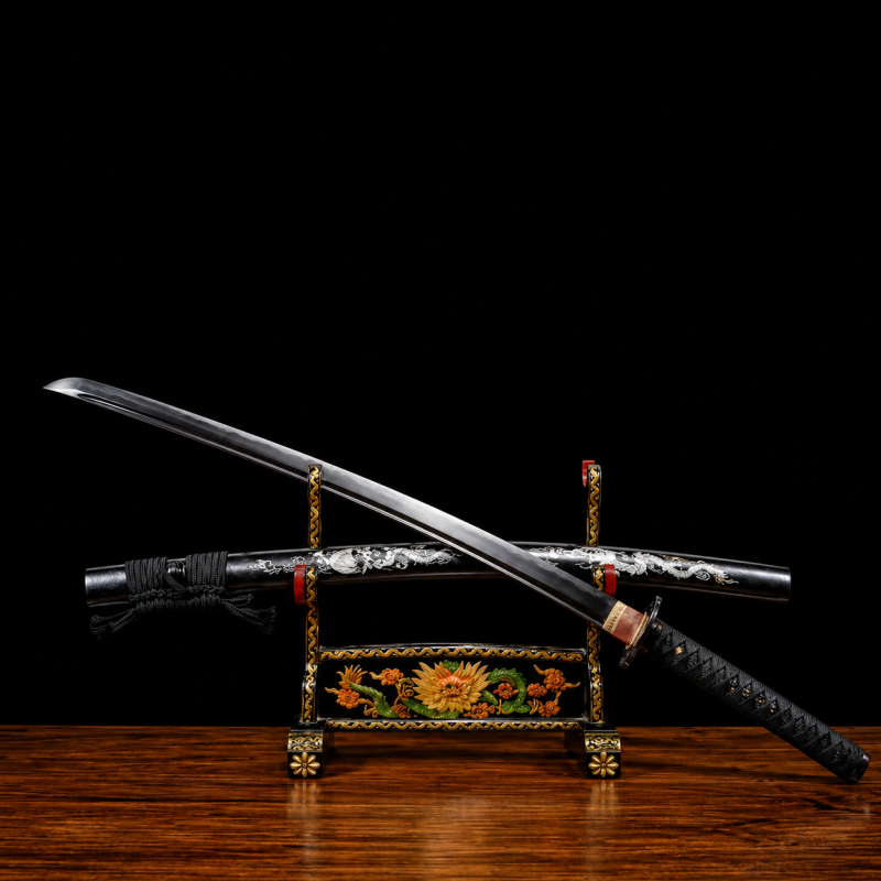 Katana Night (Ocel Uhlík 1060: Čepel Černá)