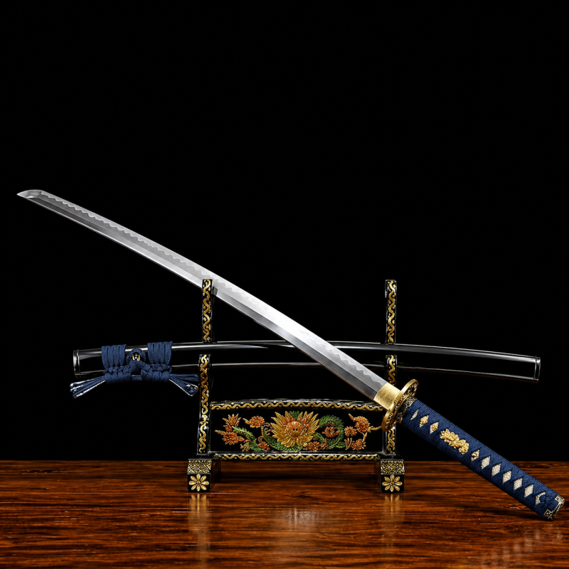 Katana Fujin (Ocel T10 con Hamon Hitatsura)