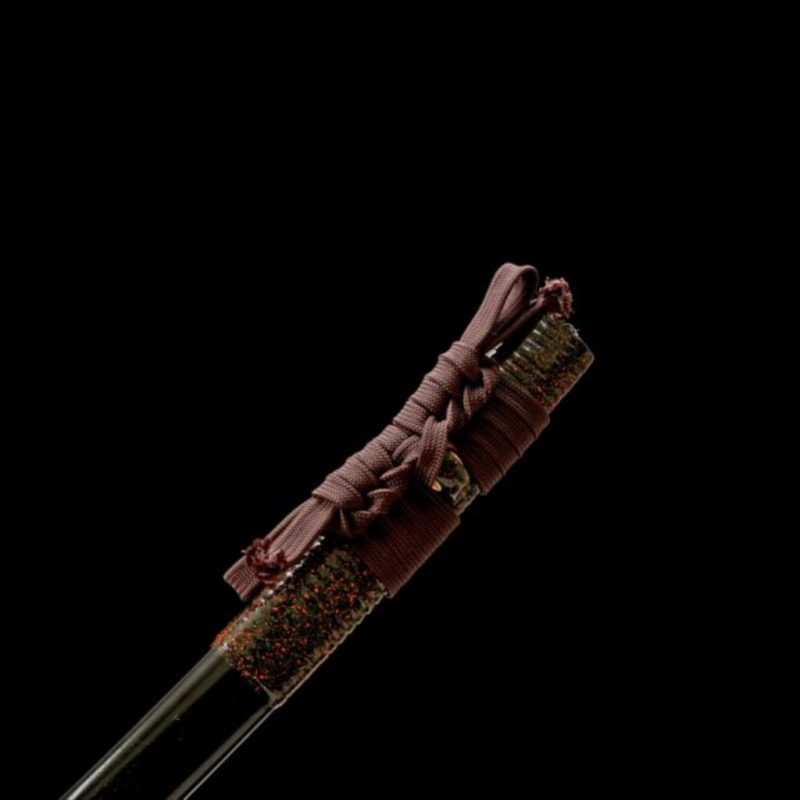 Katana Amaterasu (Ocel T10 con Hamon Autentický e Pelle di Razza)