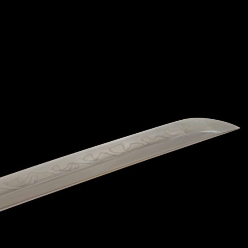 Katana Amaterasu (Ocel T10 con Hamon Autentický e Pelle di Razza)